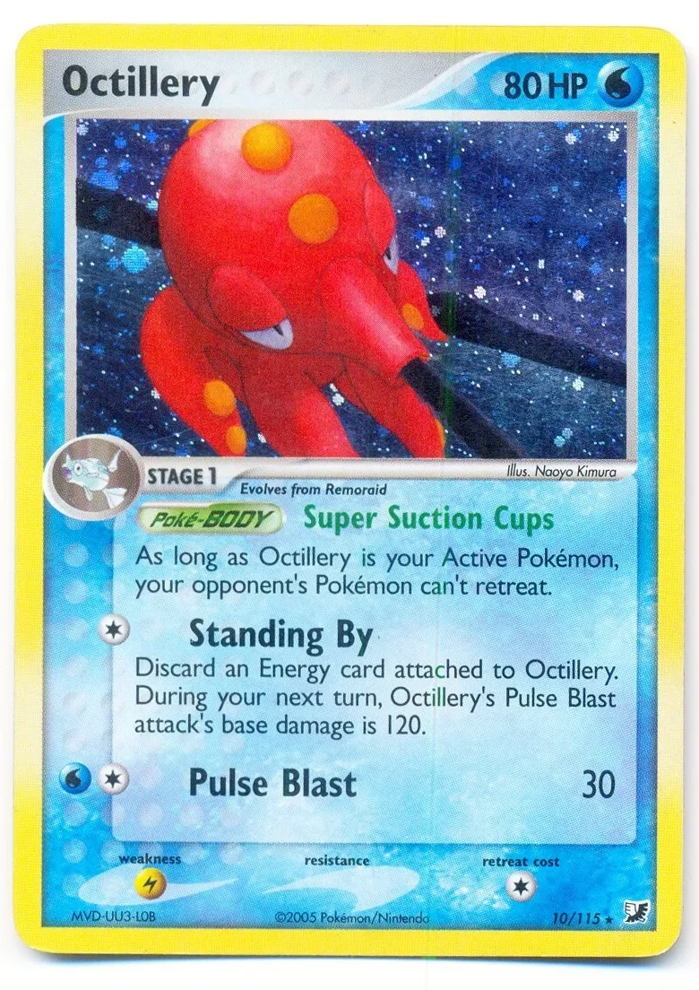 Octillery 2005 Pokemon EX Unseen Forces