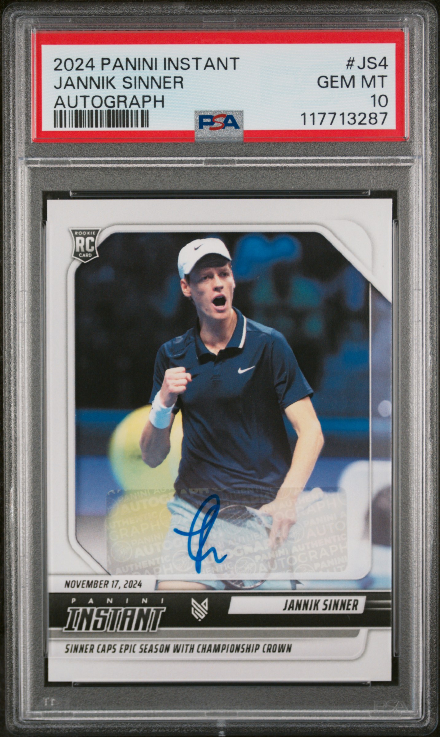 Jannik Sinner - 2024 Panini Instant Tennis