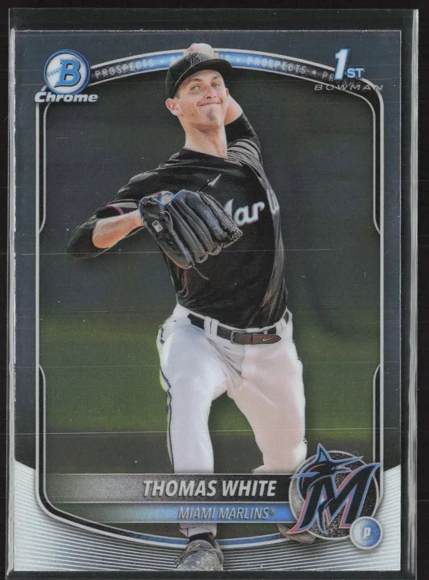 Thomas White 2025 Bowman Chrome Prospects card