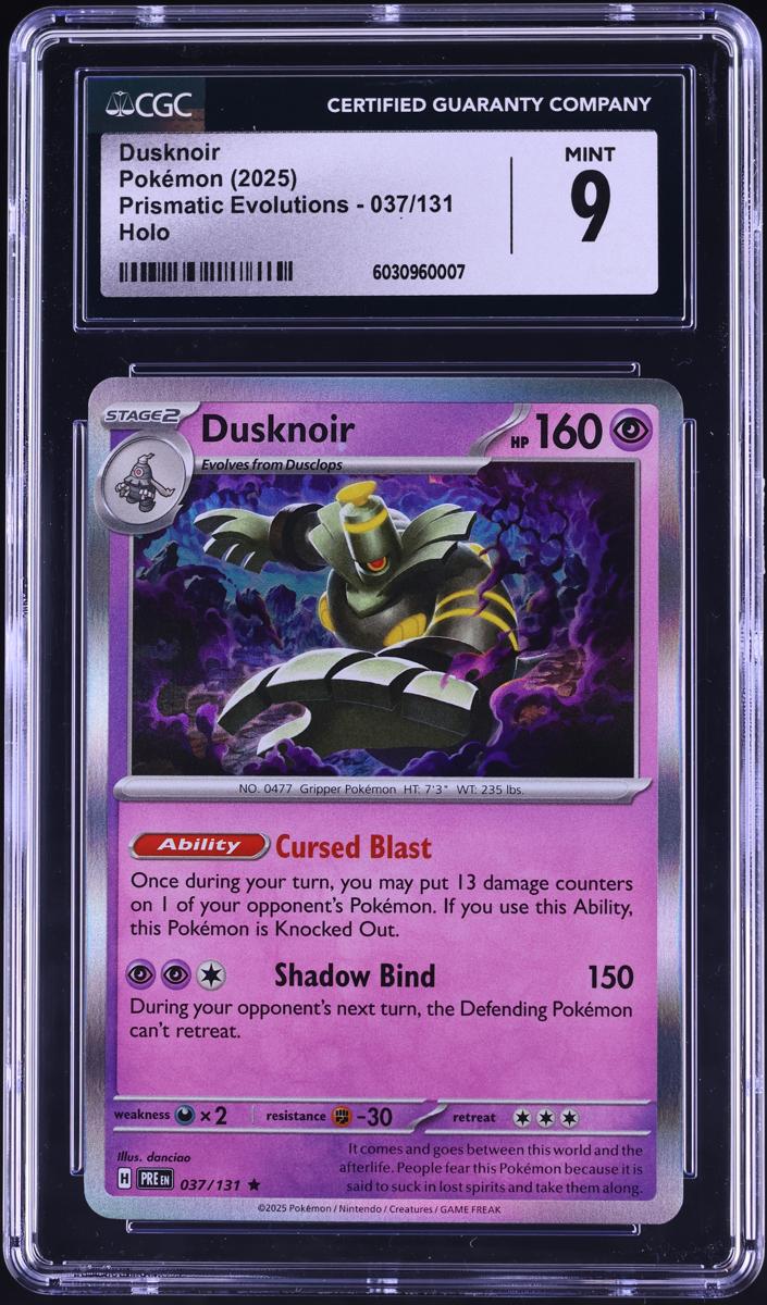 Dusknoir 2025 Pokemon Scarlet & Violet Prismatic Evolutions