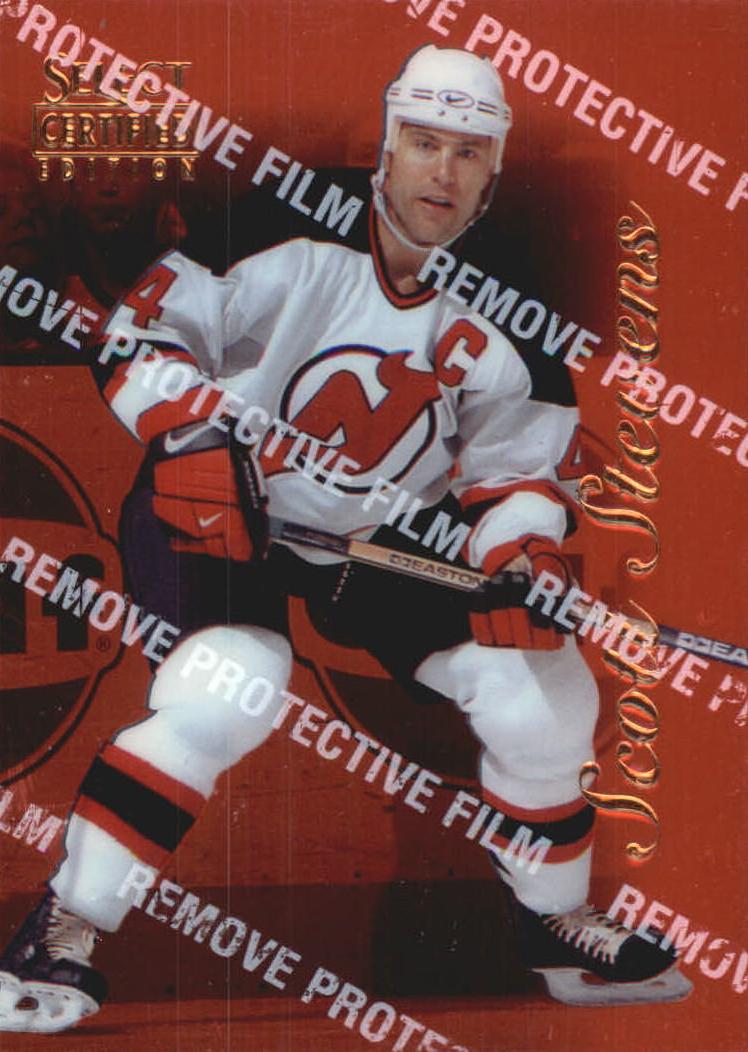 1996 Select Certified Scott Stevens [Red] #54 card