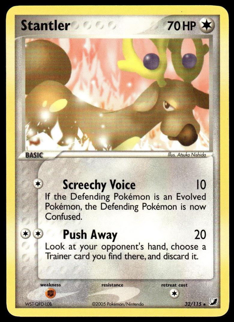 Stantler 2005 Pokemon EX Unseen Forces