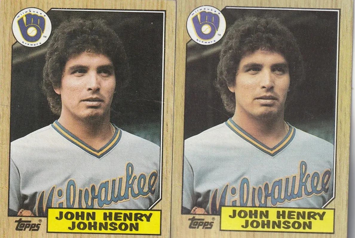 1987 Topps John Henry Johnson #377 card