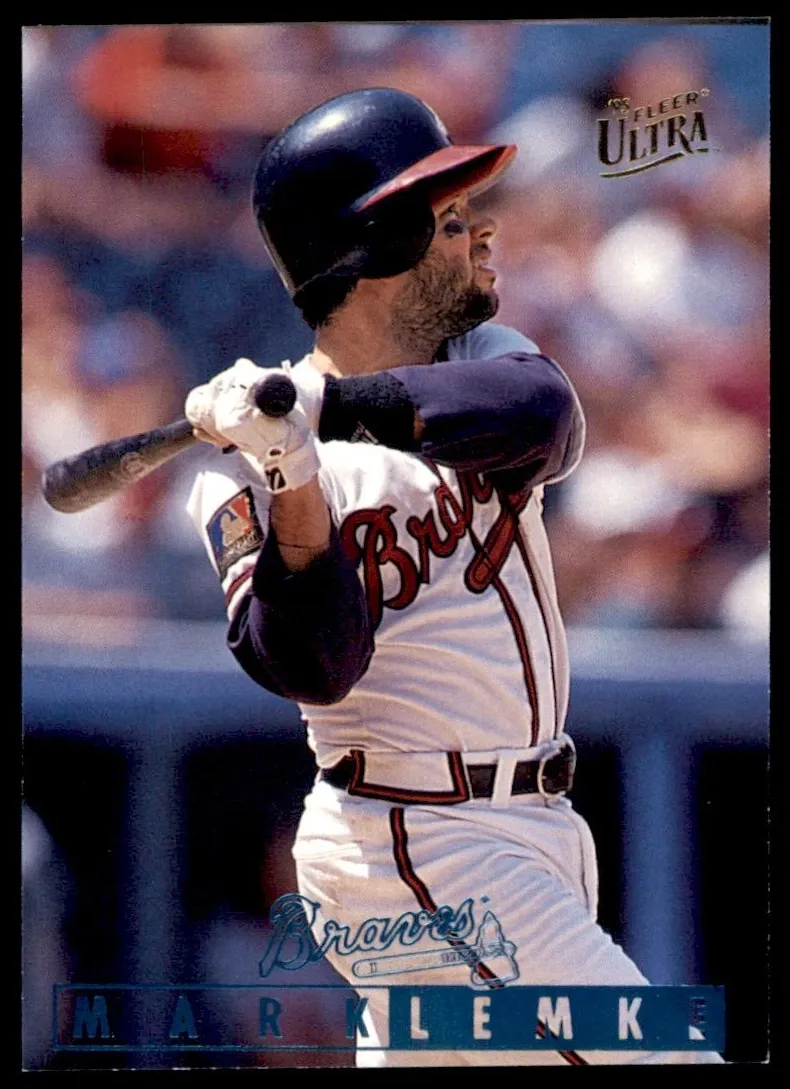 1995 Fleer Ultra Mark Lemke #128 card