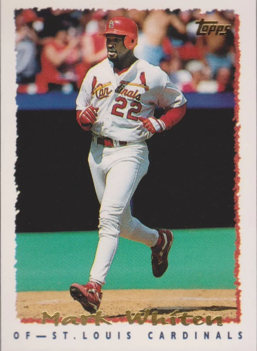1995 Topps Mark Whiten #409 card