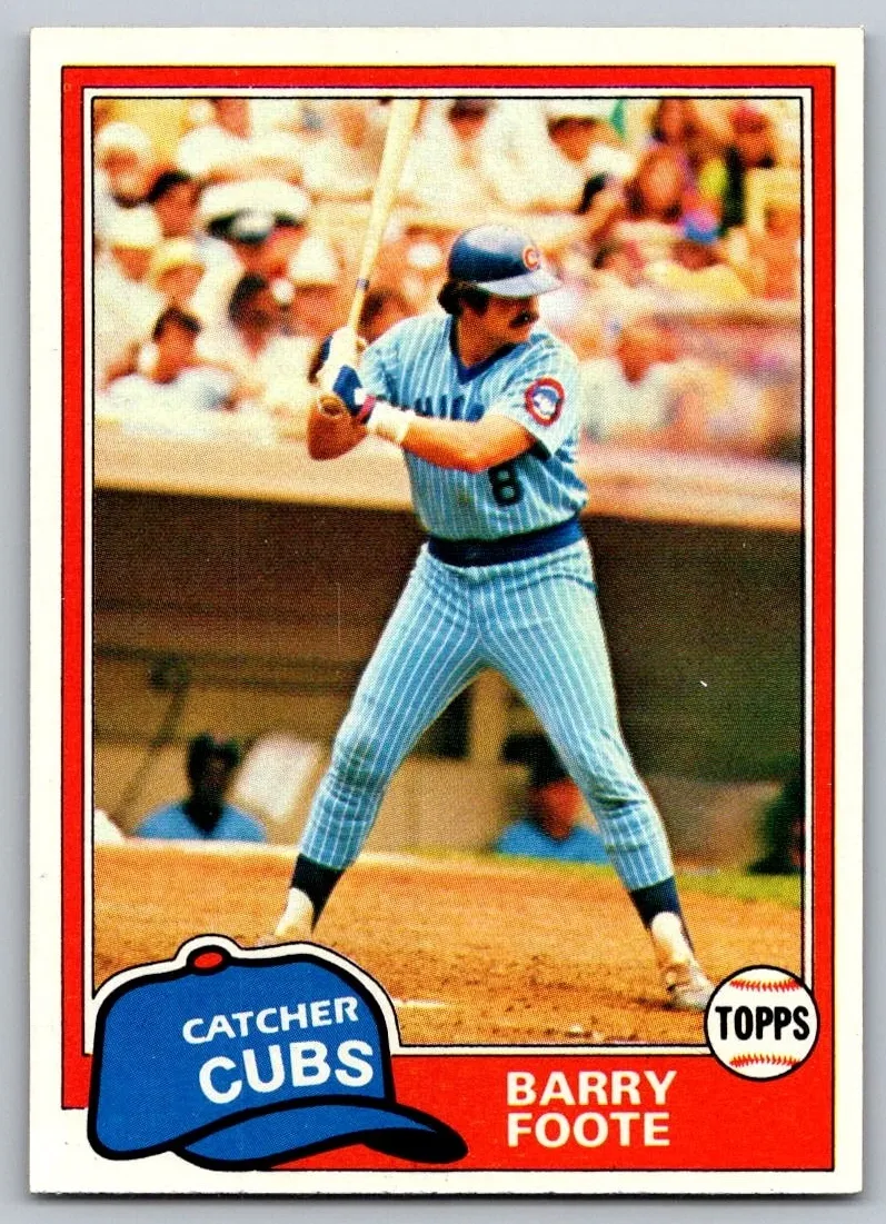 1981 Topps Barry Foote #492 card