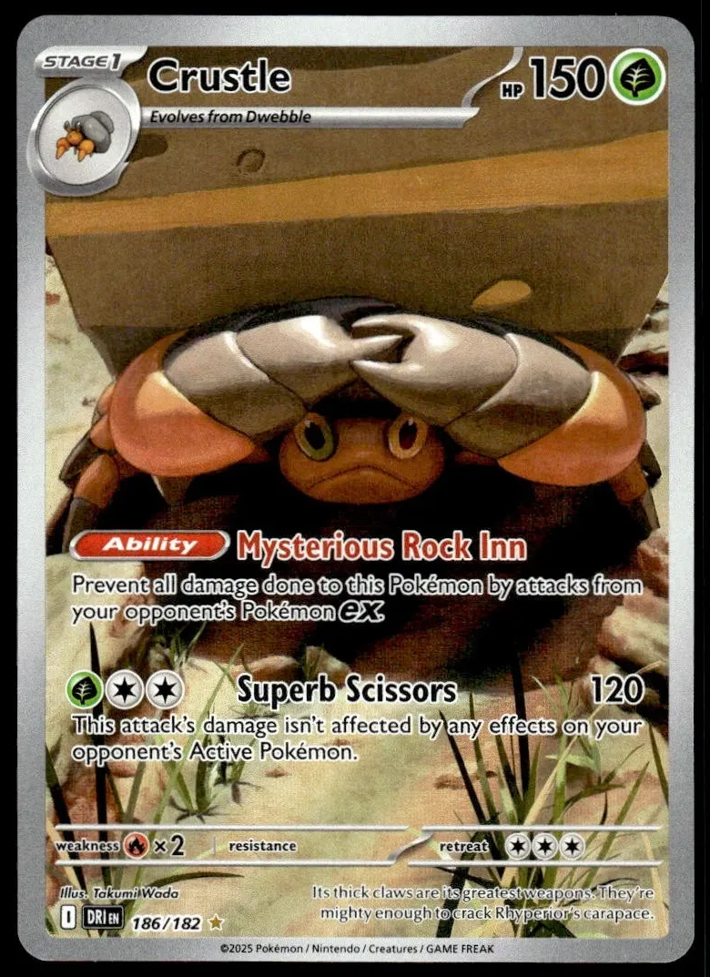 Crustle 2025 Pokemon Scarlet & Violet Destined Rivals
