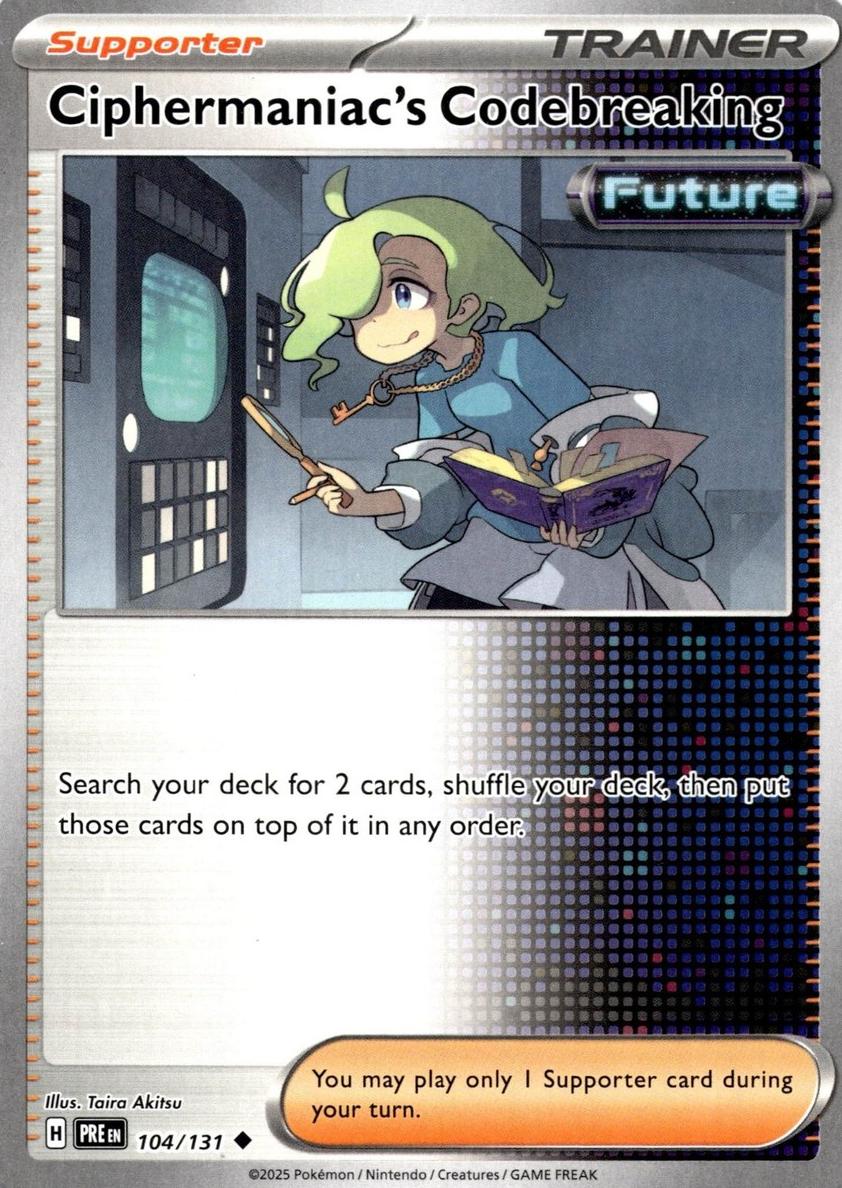 Ciphermaniac's Codebreaking 2025 Pokemon Scarlet & Violet Prismatic Evolutions