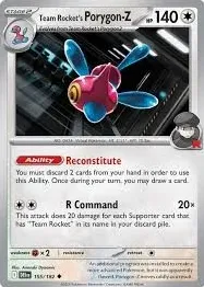 Team Rocket's Porygon-Z 2025 Pokemon Scarlet & Violet Destined Rivals