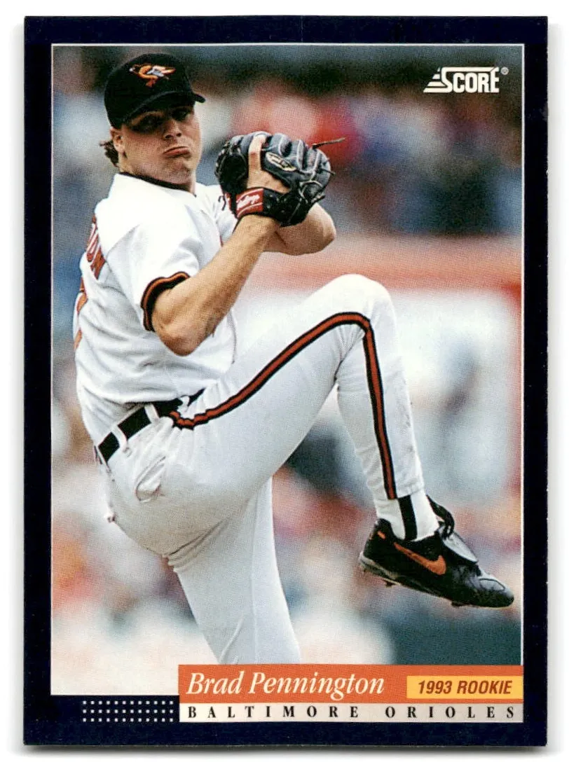 1994 Score Brad Pennington #258 card