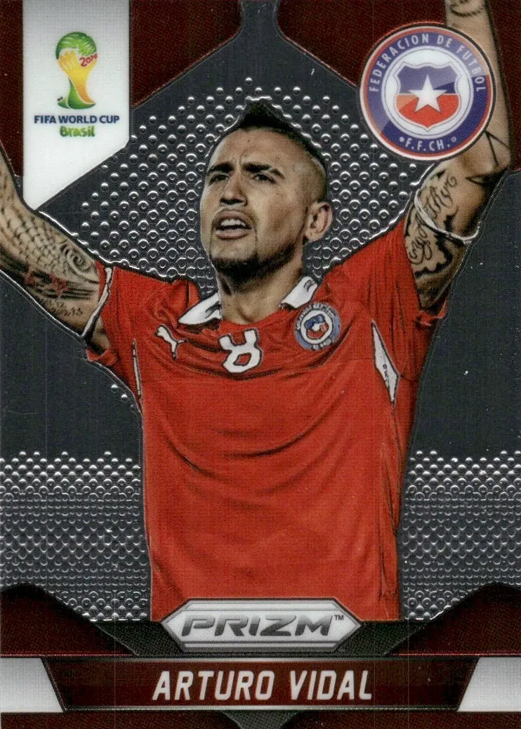 2014 Panini Prizm World Cup Arturo Vidal [Green] #43 card