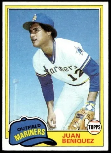 1981 Topps Juan Beniquez #306 card