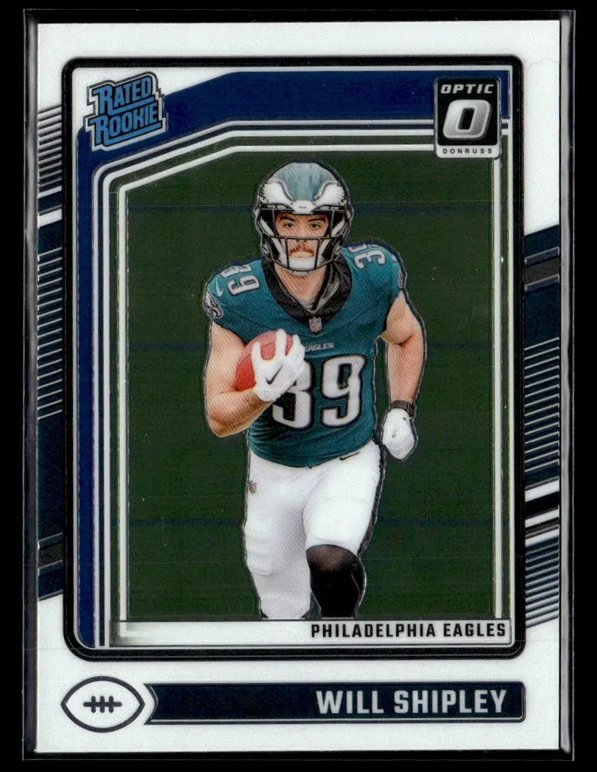 Will Shipley 2024 Donruss Optic Football card