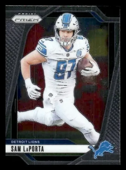 Sam LaPorta 2024 Prizm Football card