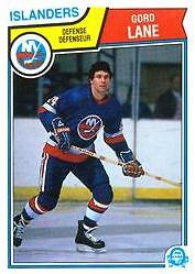 1983 O-Pee-Chee Gordie Lane #10 card