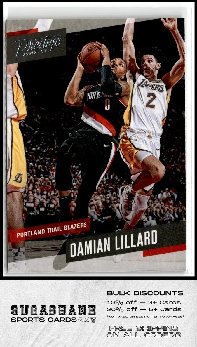 2017 Panini Prestige Damian Lillard #136 card