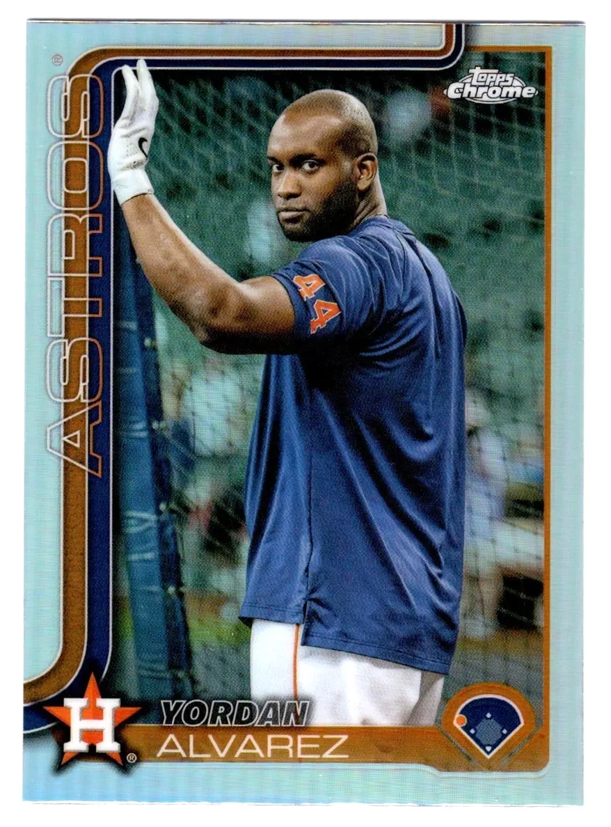 Yordan Alvarez 2025 Topps Chrome Baseball card