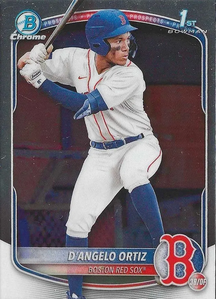 D'Angelo Ortiz 2025 Bowman Chrome Prospects card