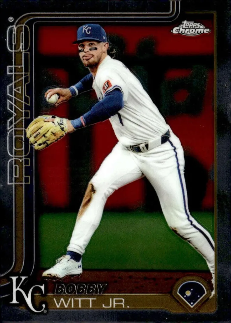 Bobby Witt Jr. 2025 Topps Chrome Baseball card