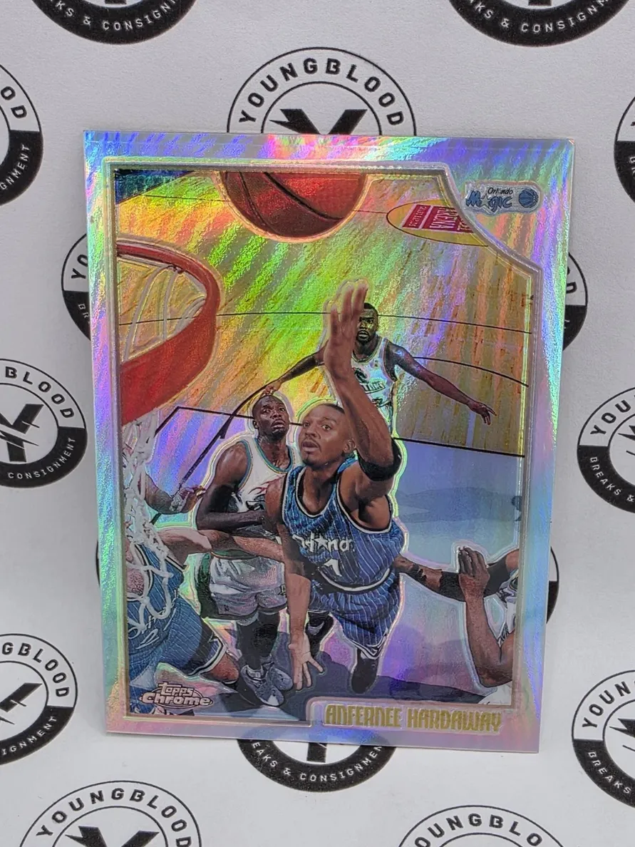 1998 Topps Chrome Anfernee Hardaway [Refractor] #179 card