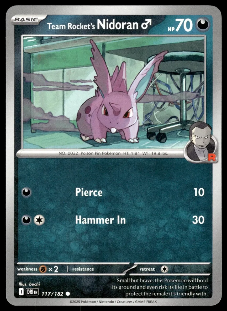 Team Rocket's Nidoran 2025 Pokemon Scarlet & Violet Destined Rivals