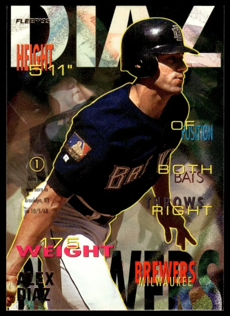 1995 Fleer Alex Diaz #176 card