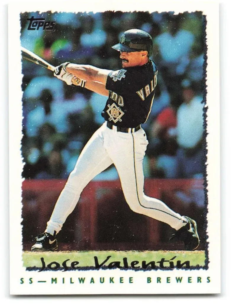 1995 Topps Jose Valentin #527 card