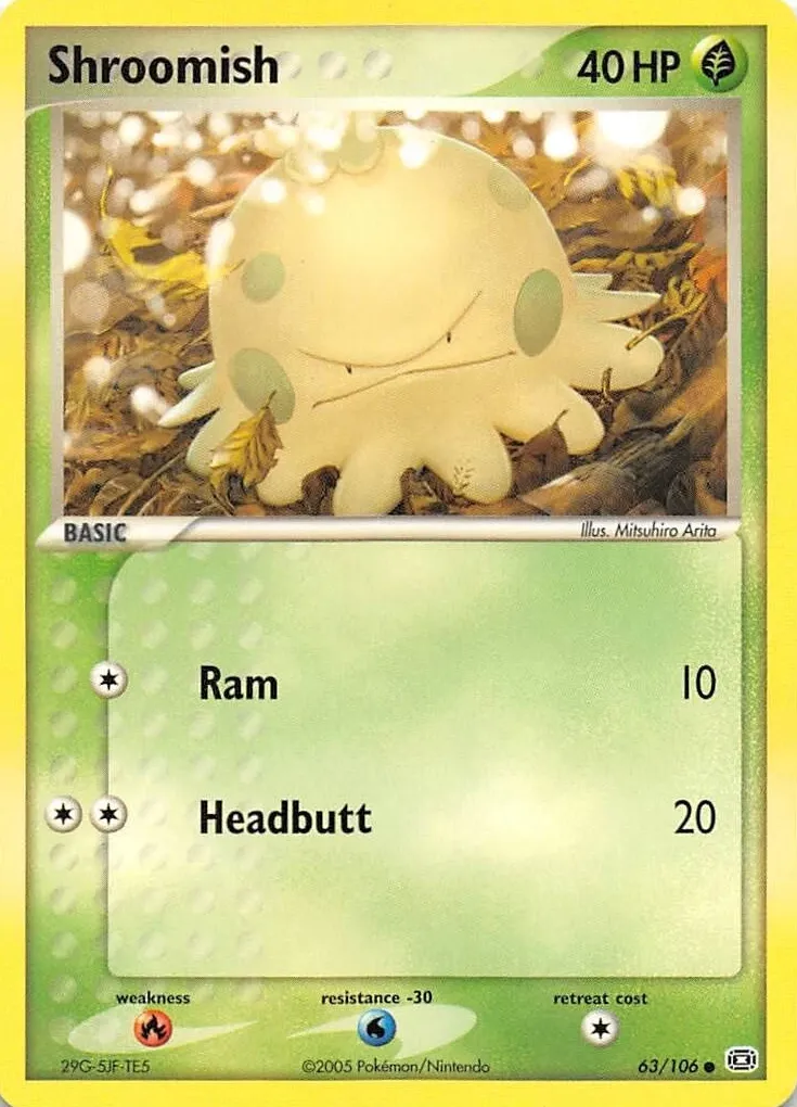 Shroomish 2005 Pokemon EX Emerald