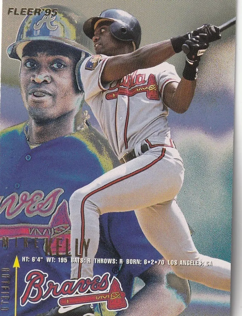 1995 Fleer Mike Kelly #306 card