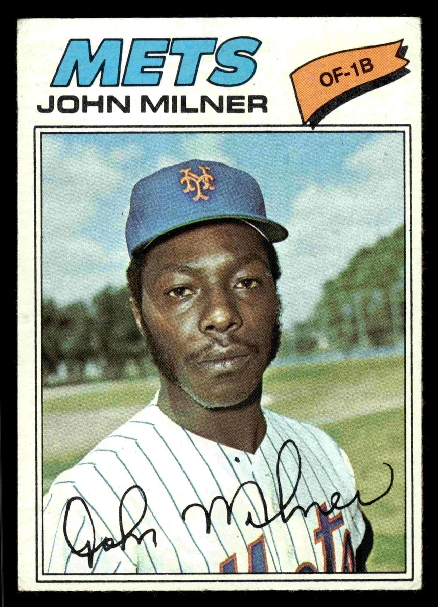 1977 Topps John Milner #172 card