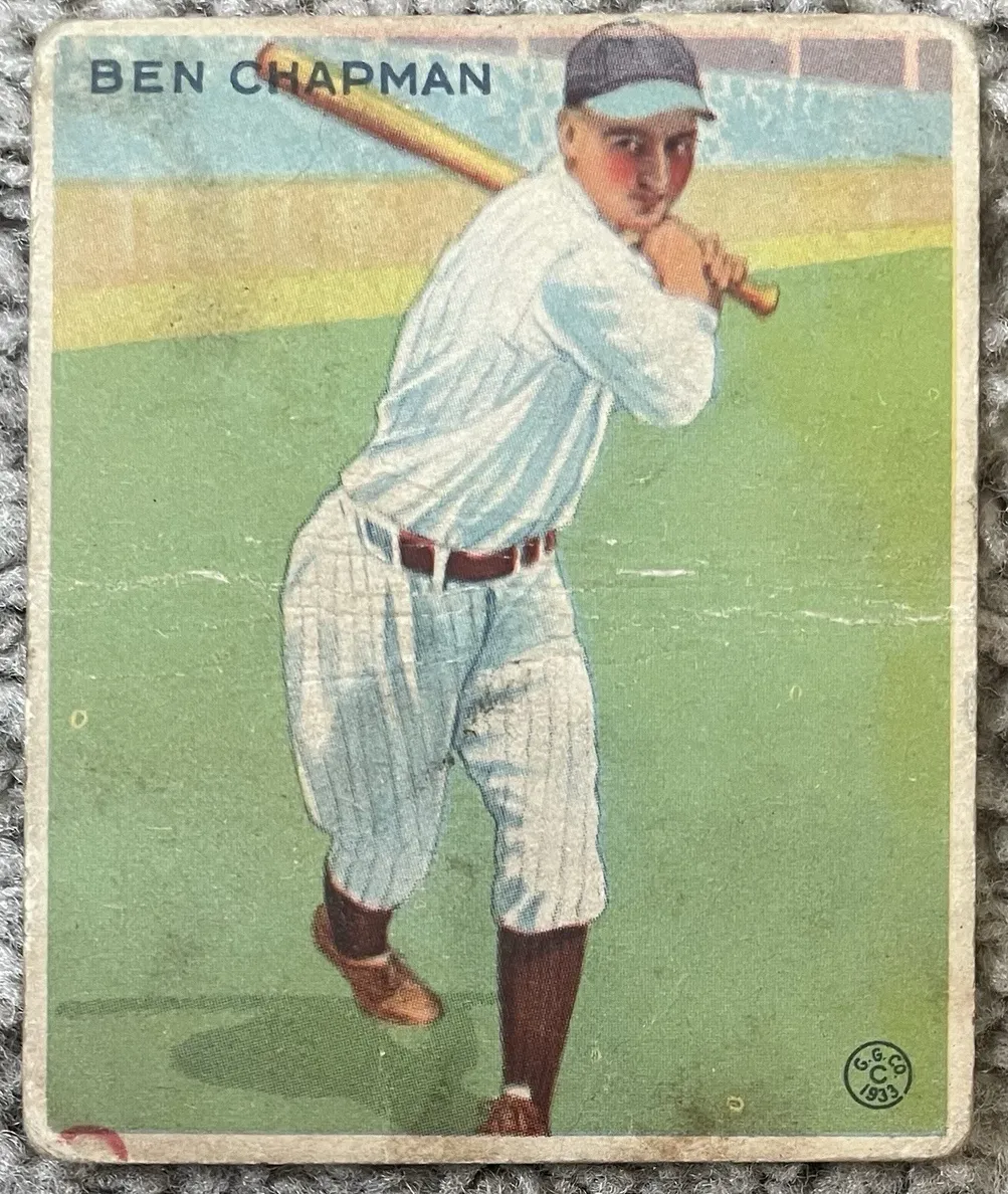 1933 Ben Chapman #191