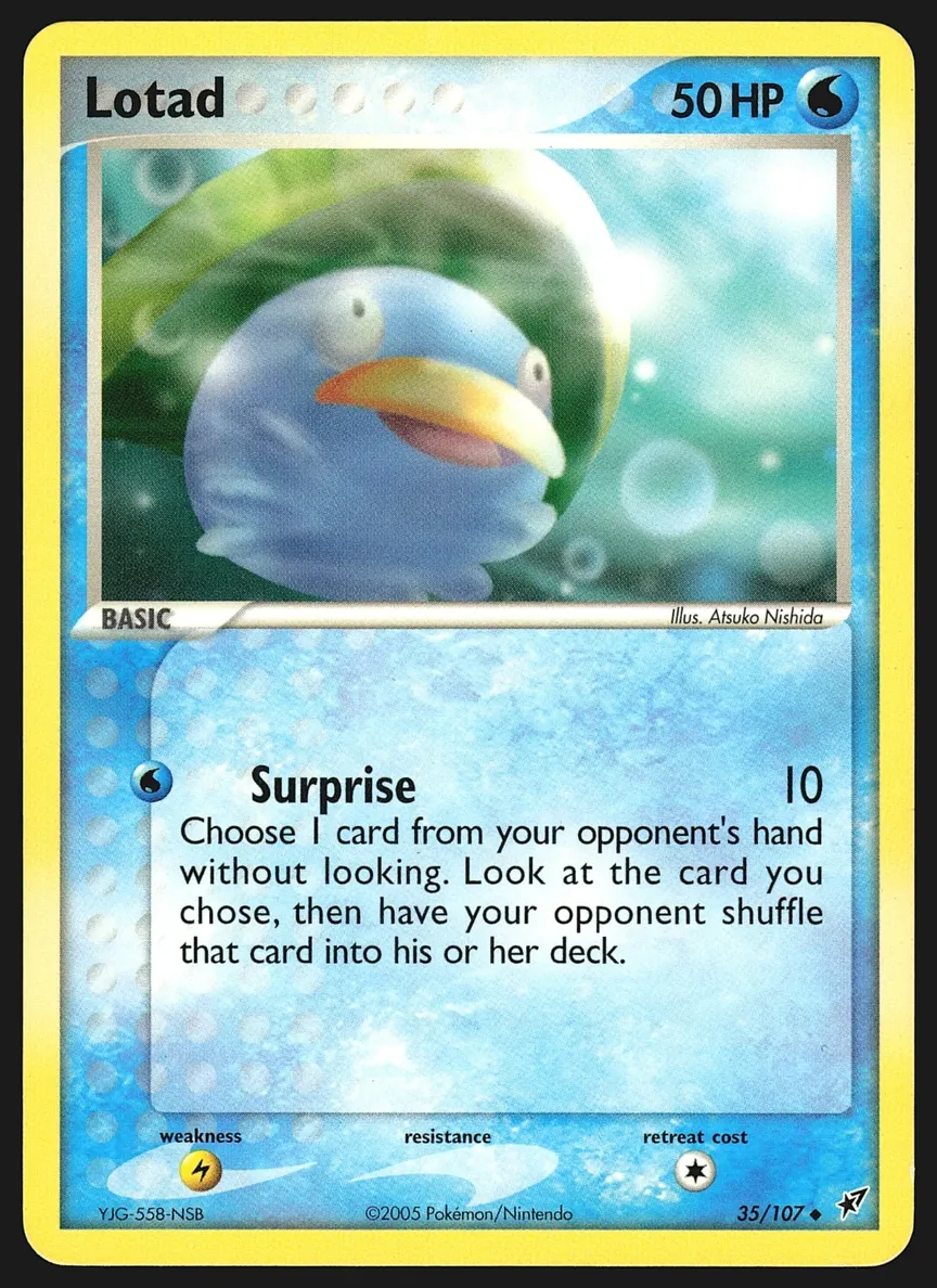 Lotad 2005 Pokemon EX Deoxys