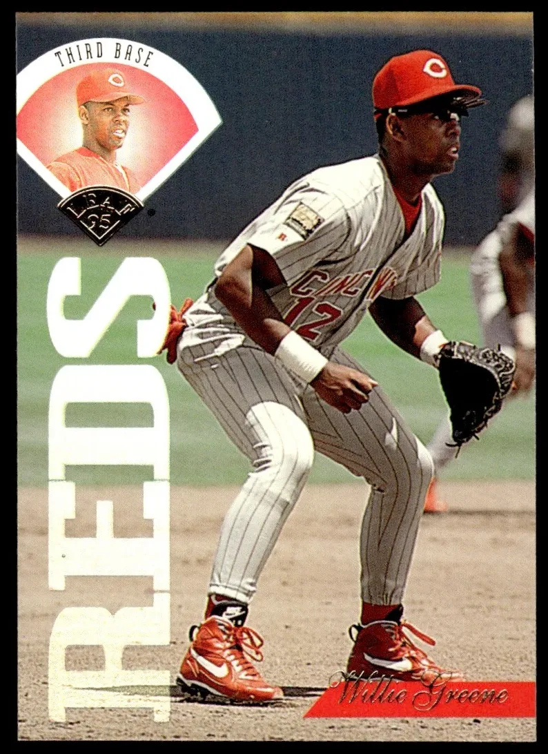 1995 Leaf Willie Greene #72 card