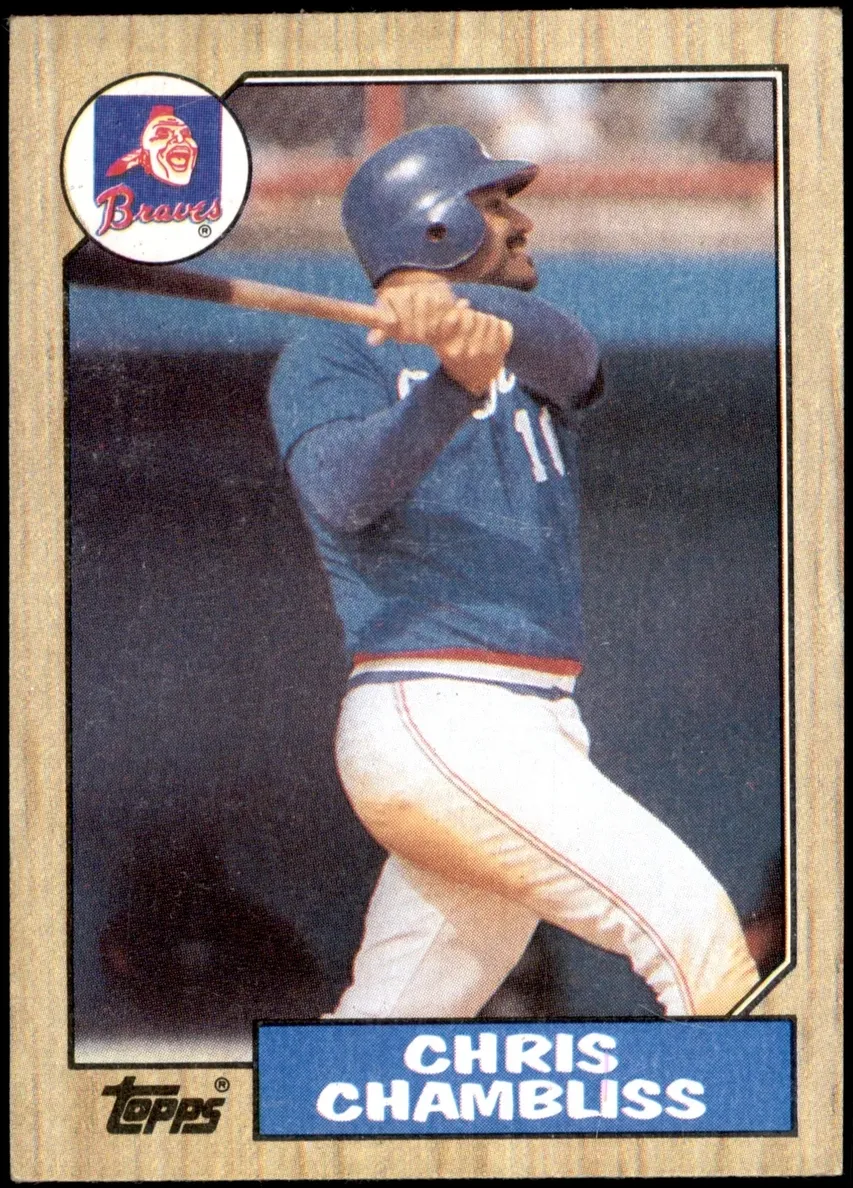 1987 Topps Chris Chambliss #777 card