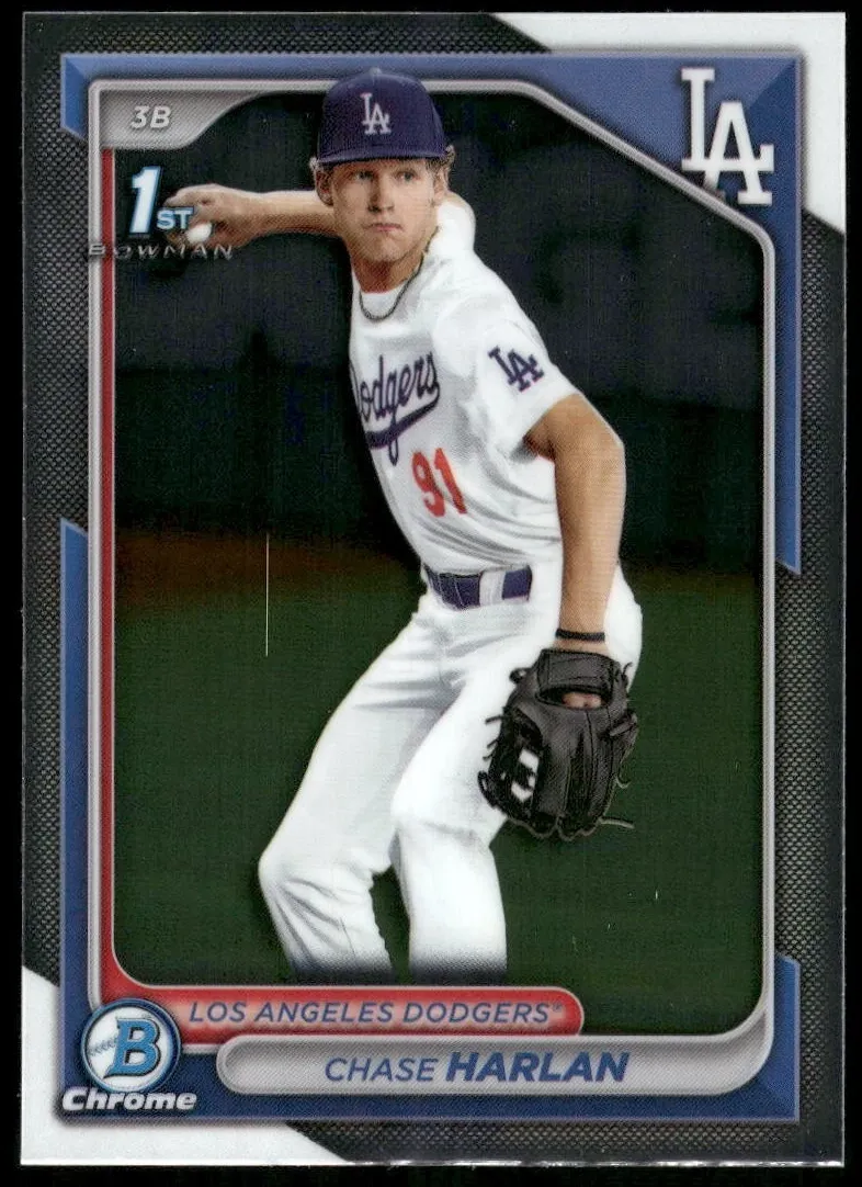 Chase Harlan 2024 Bowman Draft Chrome card