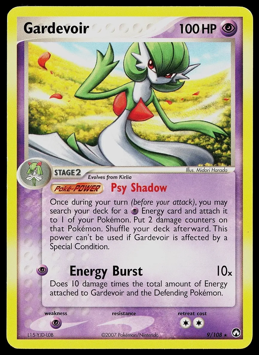 Gardevoir 2007 Pokemon EX Power Keepers