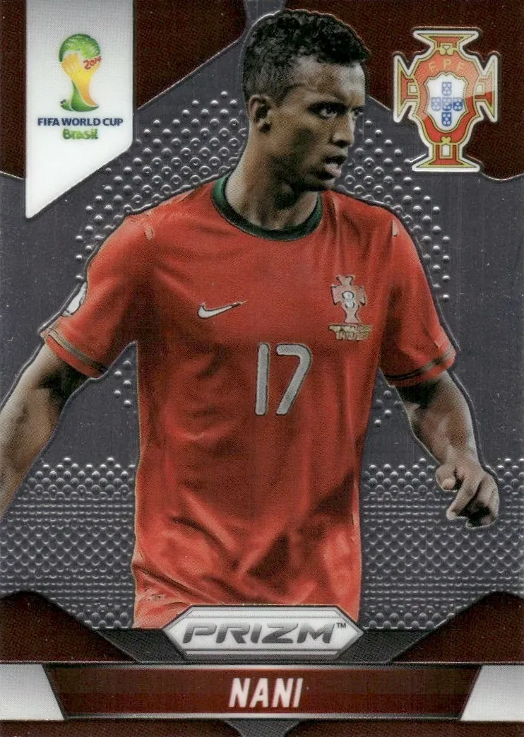 2014 Panini Prizm World Cup Nani [Blue Pulsar] #159 card