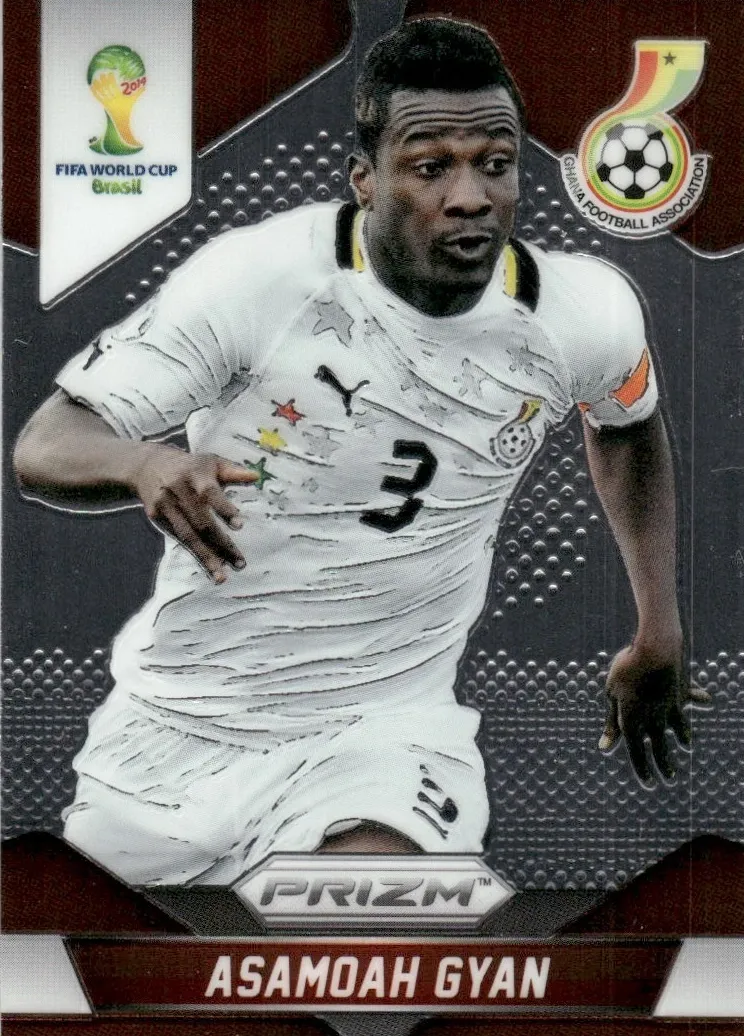 2014 Panini Prizm World Cup Asamoah Gyan #98 card