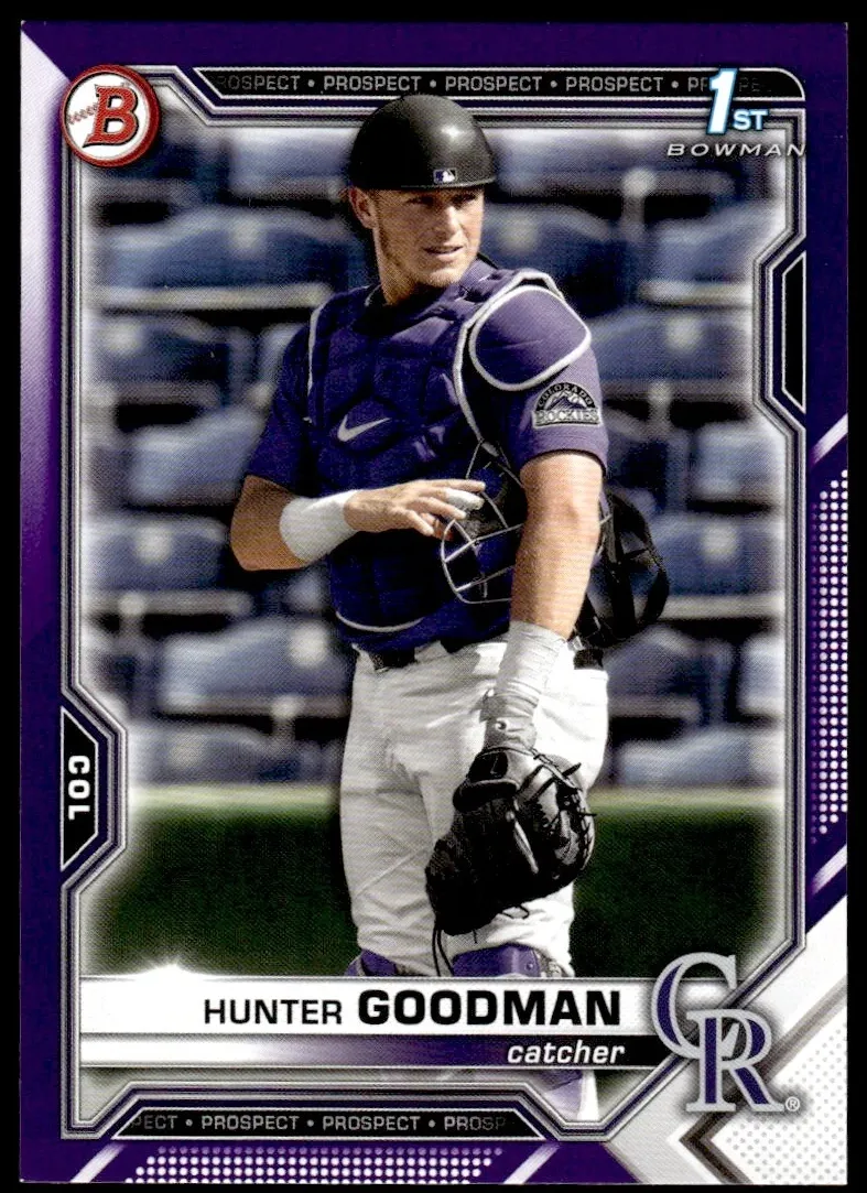 2021 Hunter Goodman [Purple] #BD-66
