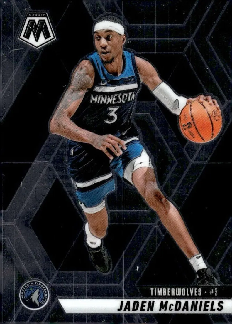 Jaden McDaniels 2024 Mosaic Basketball card