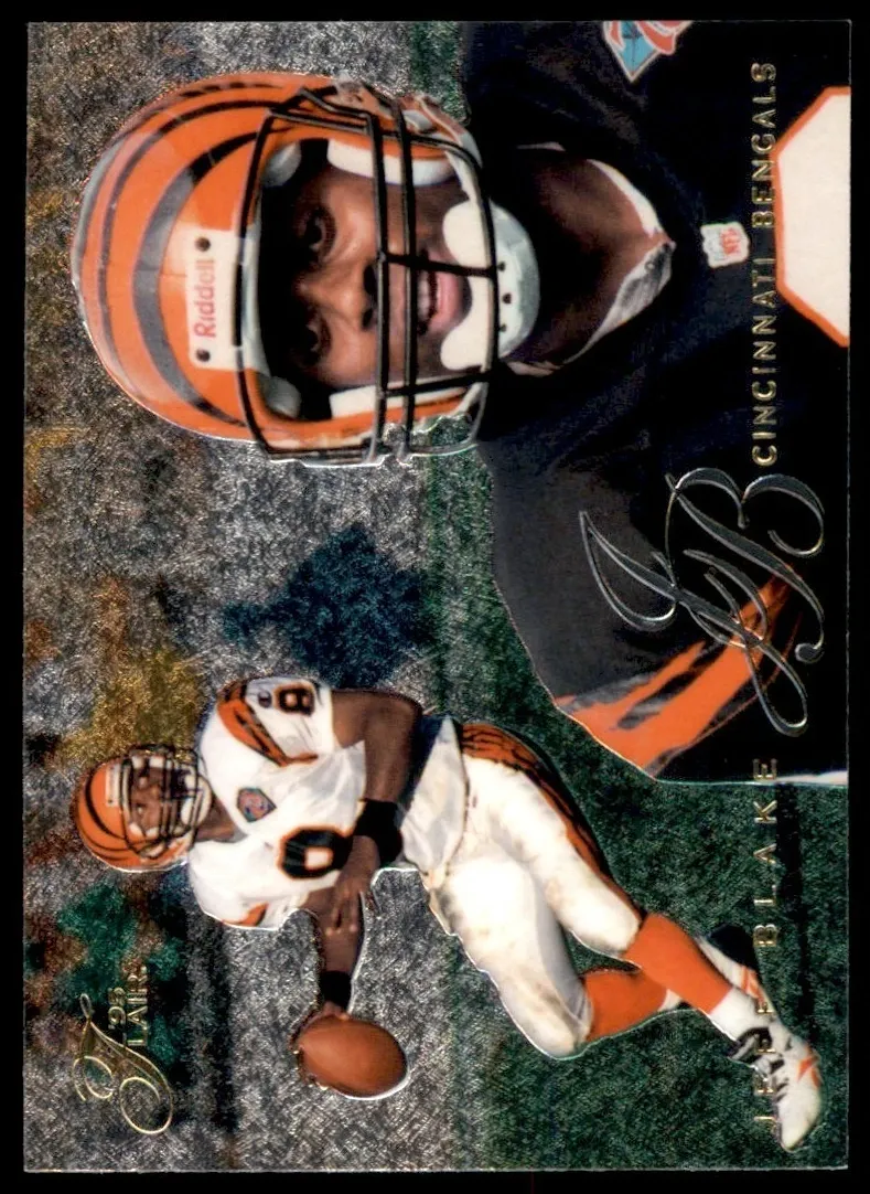 1995 Flair Jeff Blake #37 card