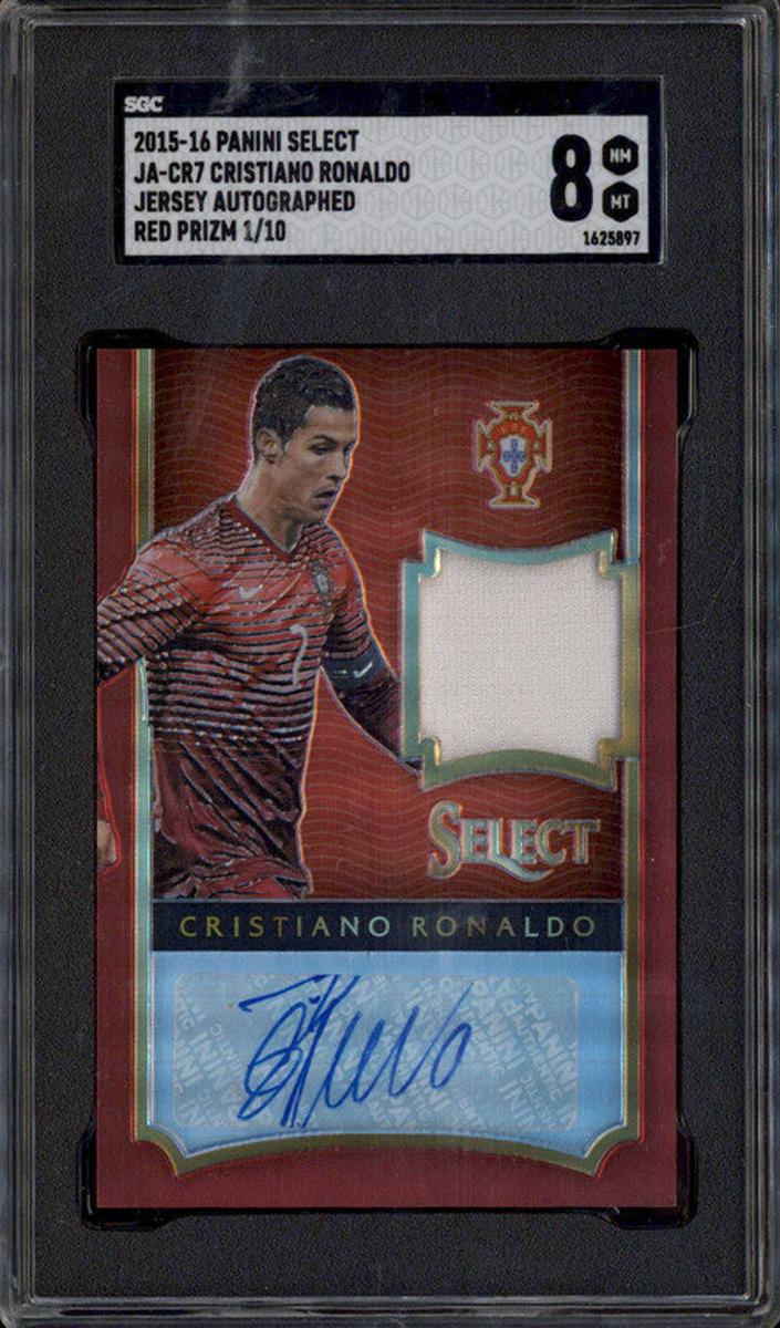 2015 Panini Select Cristiano Ronaldo [Blue] #7 card