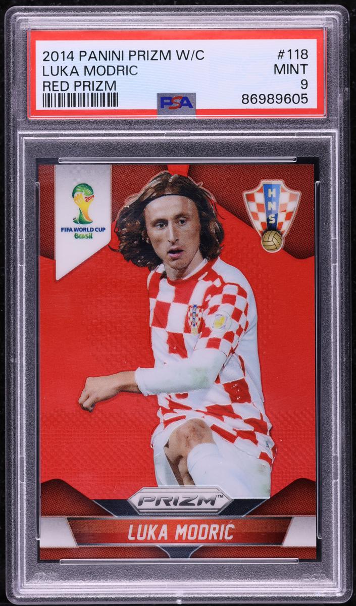 2014 Panini Prizm World Cup Luka Modric [Red] #118 card