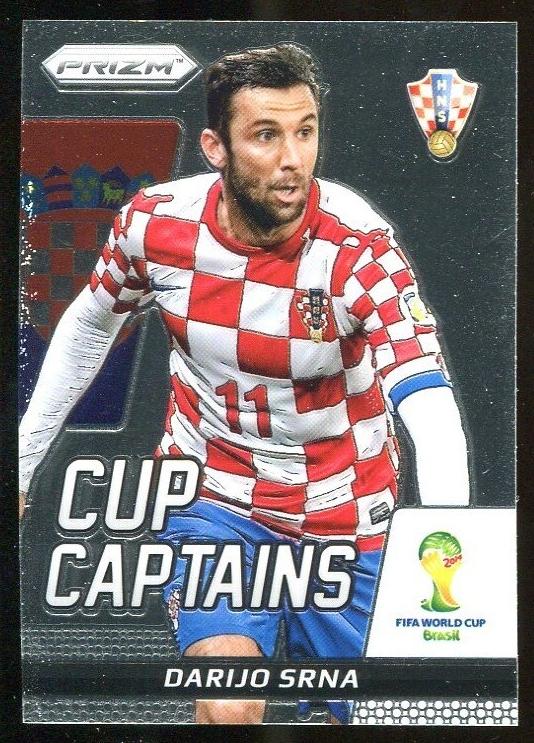 2014 Panini Prizm World Cup Darijo Srna [Blue & Red Blue Wave] #6 card