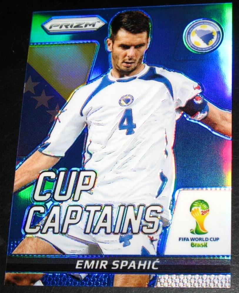 2014 Panini Prizm World Cup Emir Spahic [Blue] #9 card