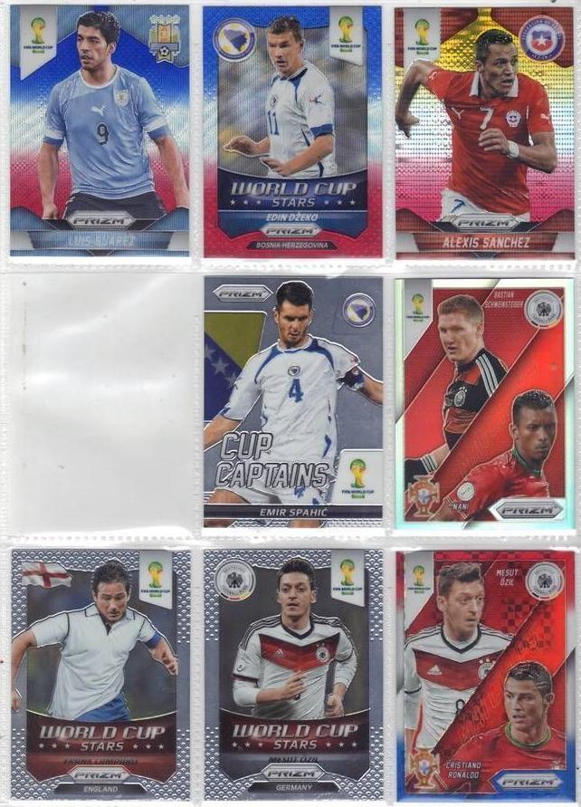 2014 Panini Prizm World Cup Emir Spahic [Red] #9 card
