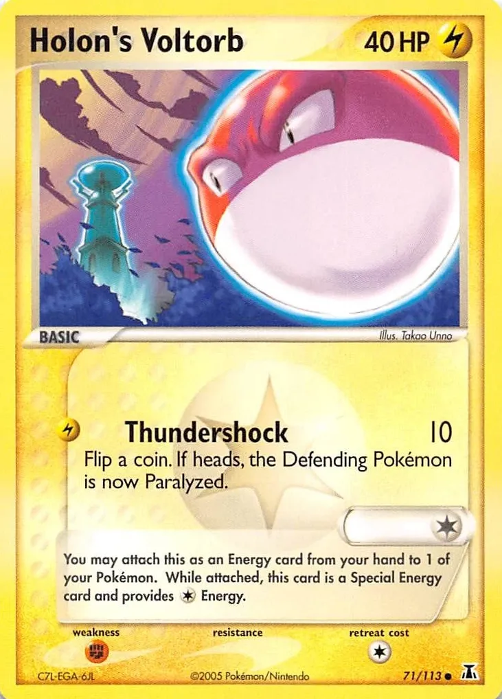 Holon's Voltorb 2005 Pokemon EX Delta Species