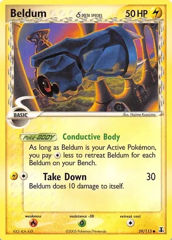 Beldum 2005 Pokemon EX Delta Species
