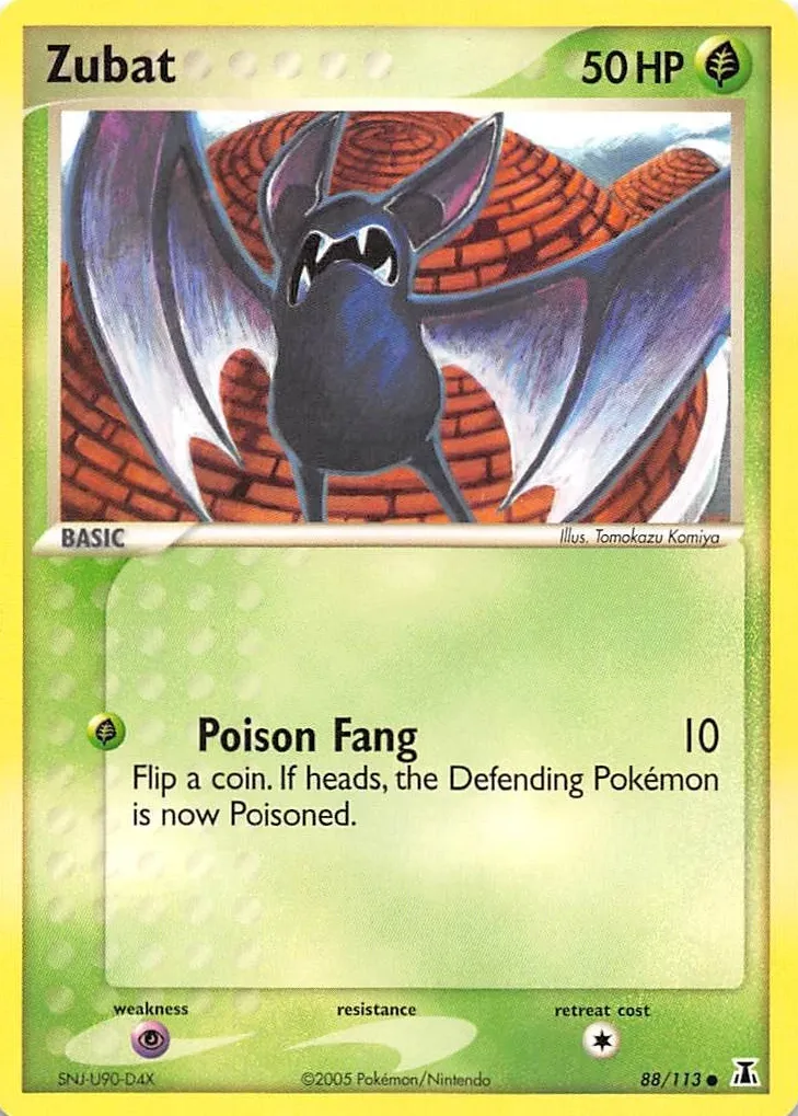Zubat 2005 Pokemon EX Delta Species
