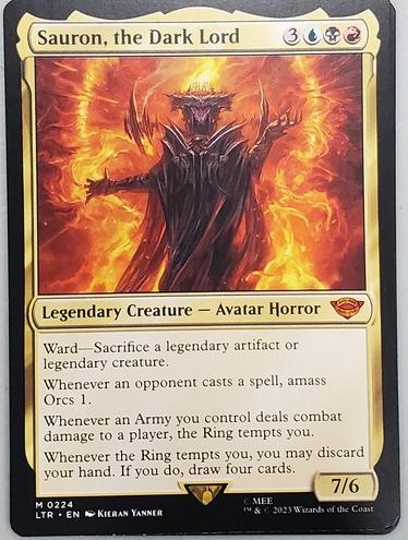 Sauron, the Dark Lord - 2023 Magic The Gathering Lord of Rings: Tales of Middle-earth
